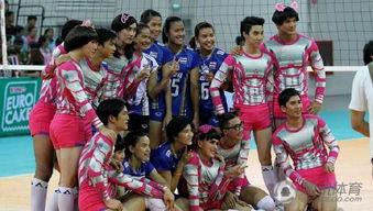 人妖打排球,排球场上激情四溢